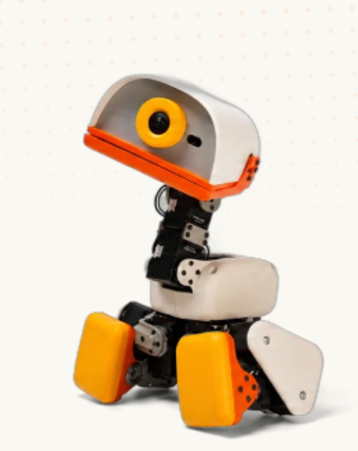 Robot Microduck MD-01 couleur Cream, vue complète