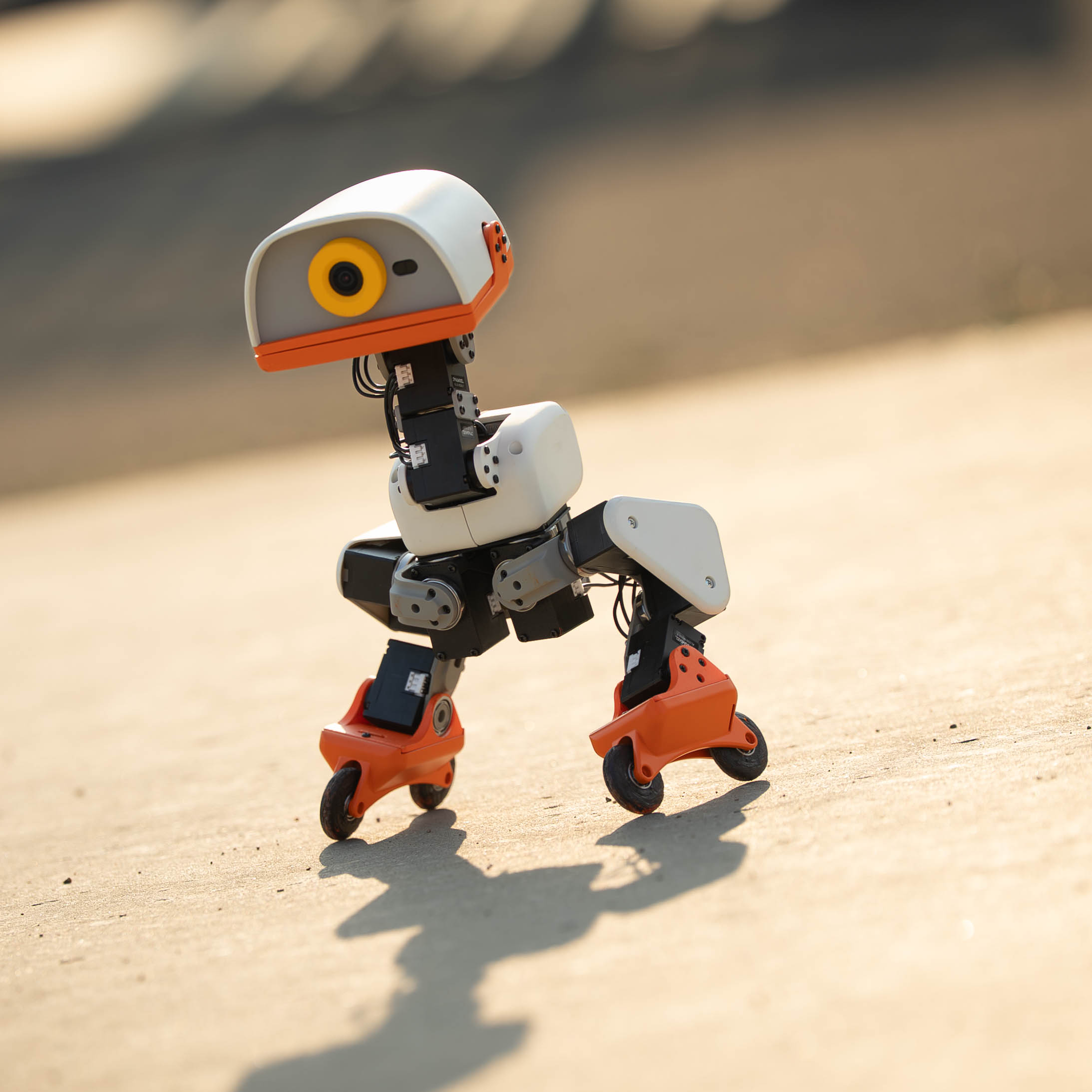 Microduck MD-01 fitted with rollers